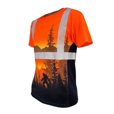 SS360 Wildland Sasquatch Class 2 T-Shirt, Safety Orange, 3XL